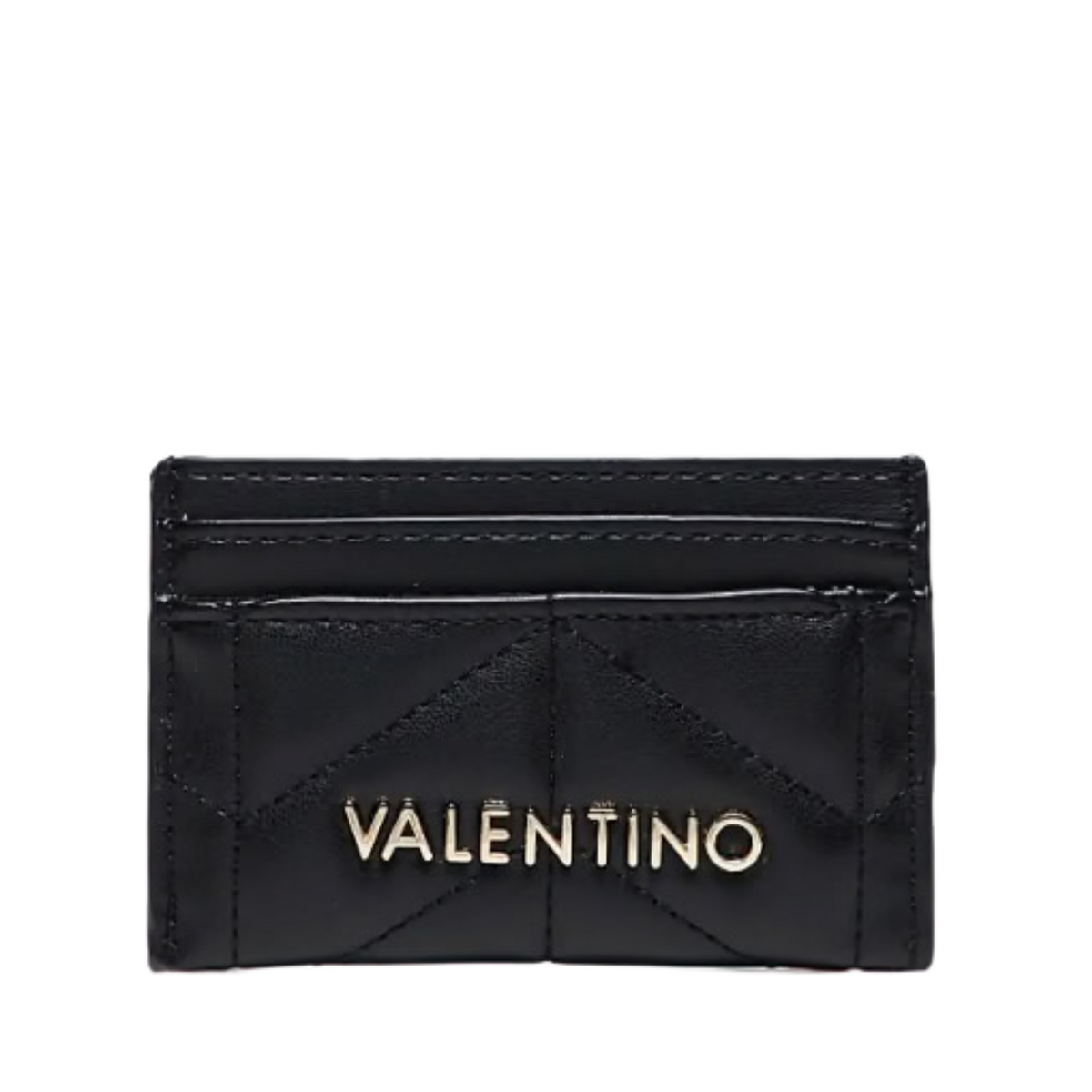 Mario Valentino Black Polyurethane Women's Wallet