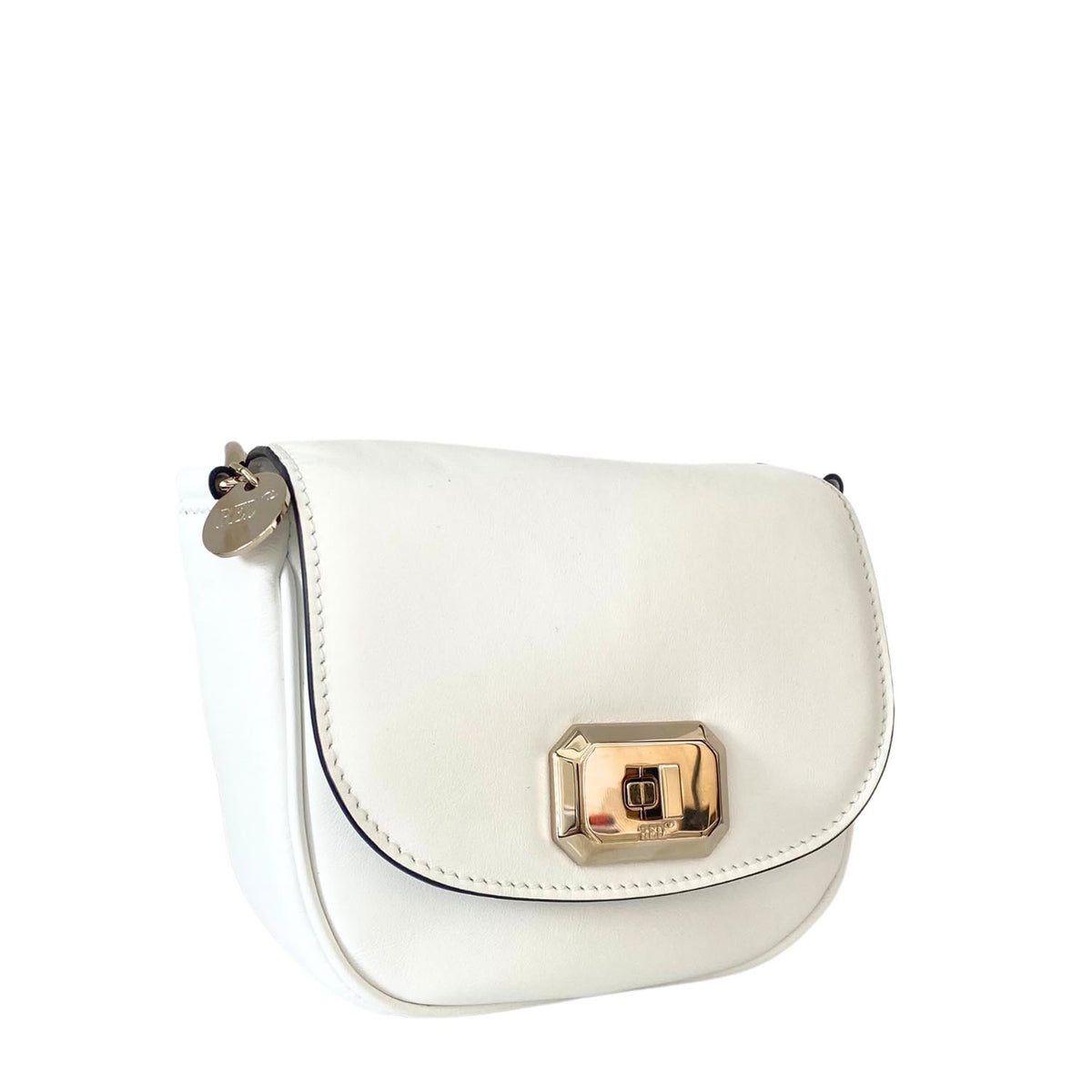 RED VALENTINO MINIMAXI CHAIN WHITE CROSSBODY BAG – lovebycomo