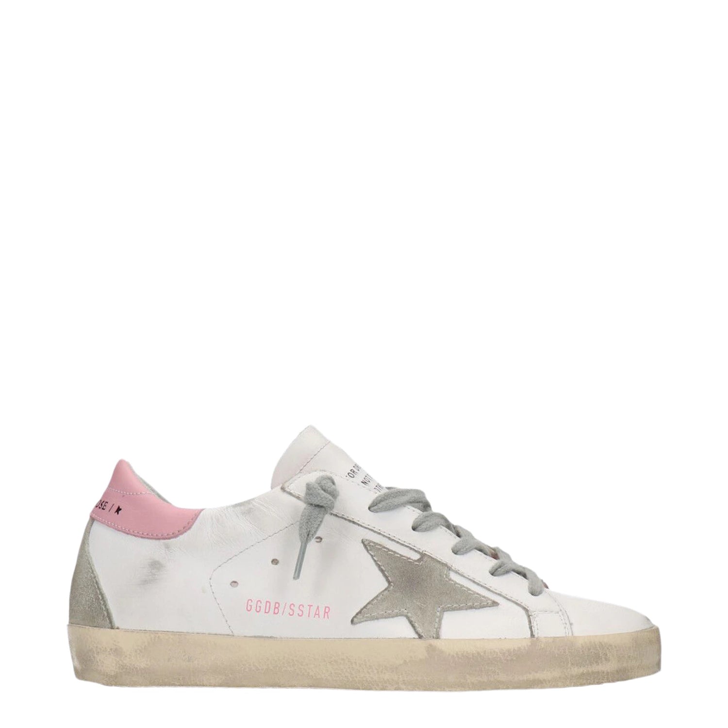 GOLDEN GOOSE SUPER STAR LIGHT WHITE PINK SNEAKERS – lovebycomo