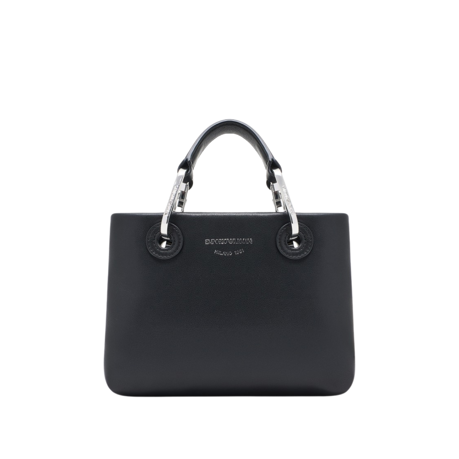EMPORIO ARMANI NAPPA-LEATHER SMALL MYEA SHOPPER BAG – lovebycomo