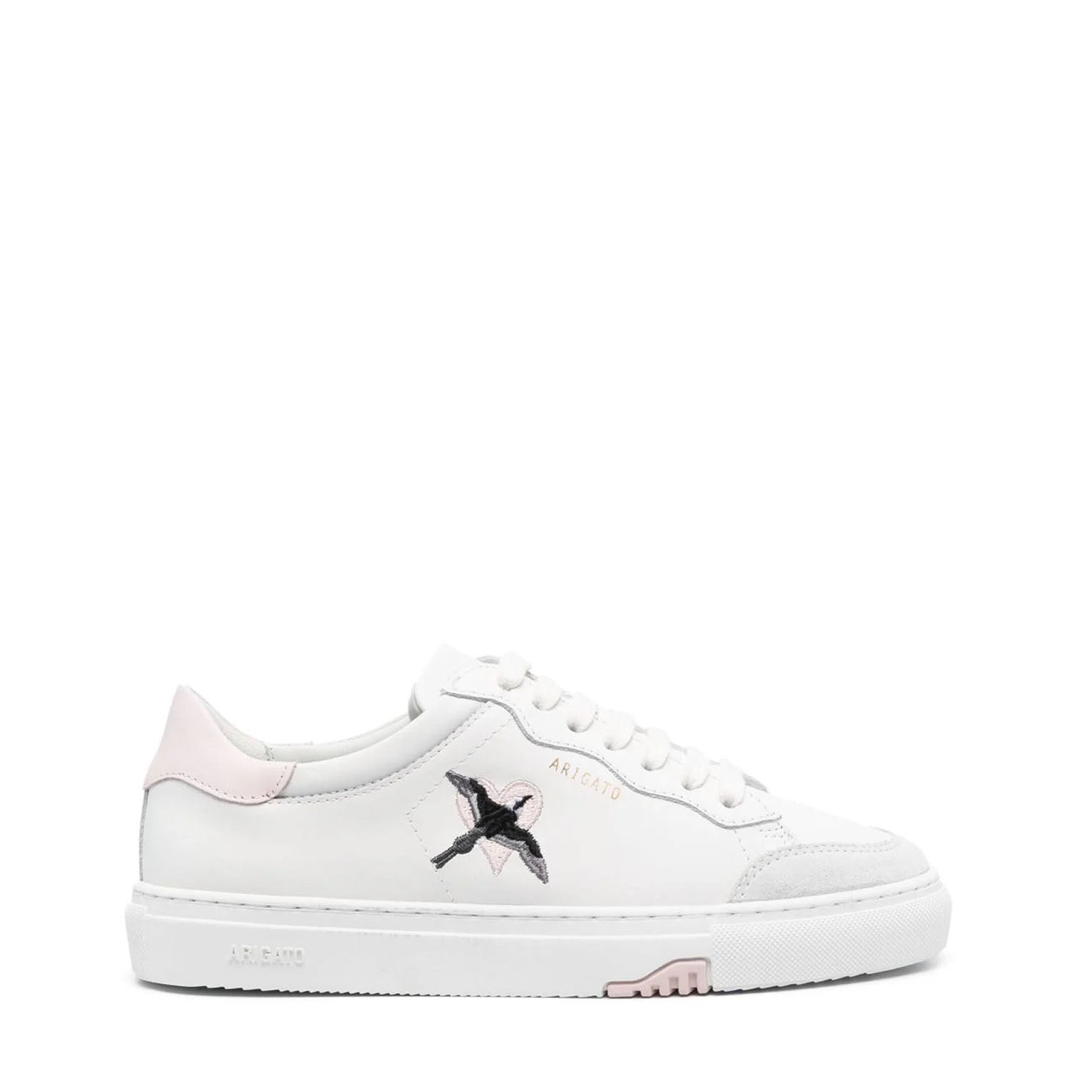 AXEL ARIGATO CLEAN 90 WHITE PINK SNEAKERS lovebycomo