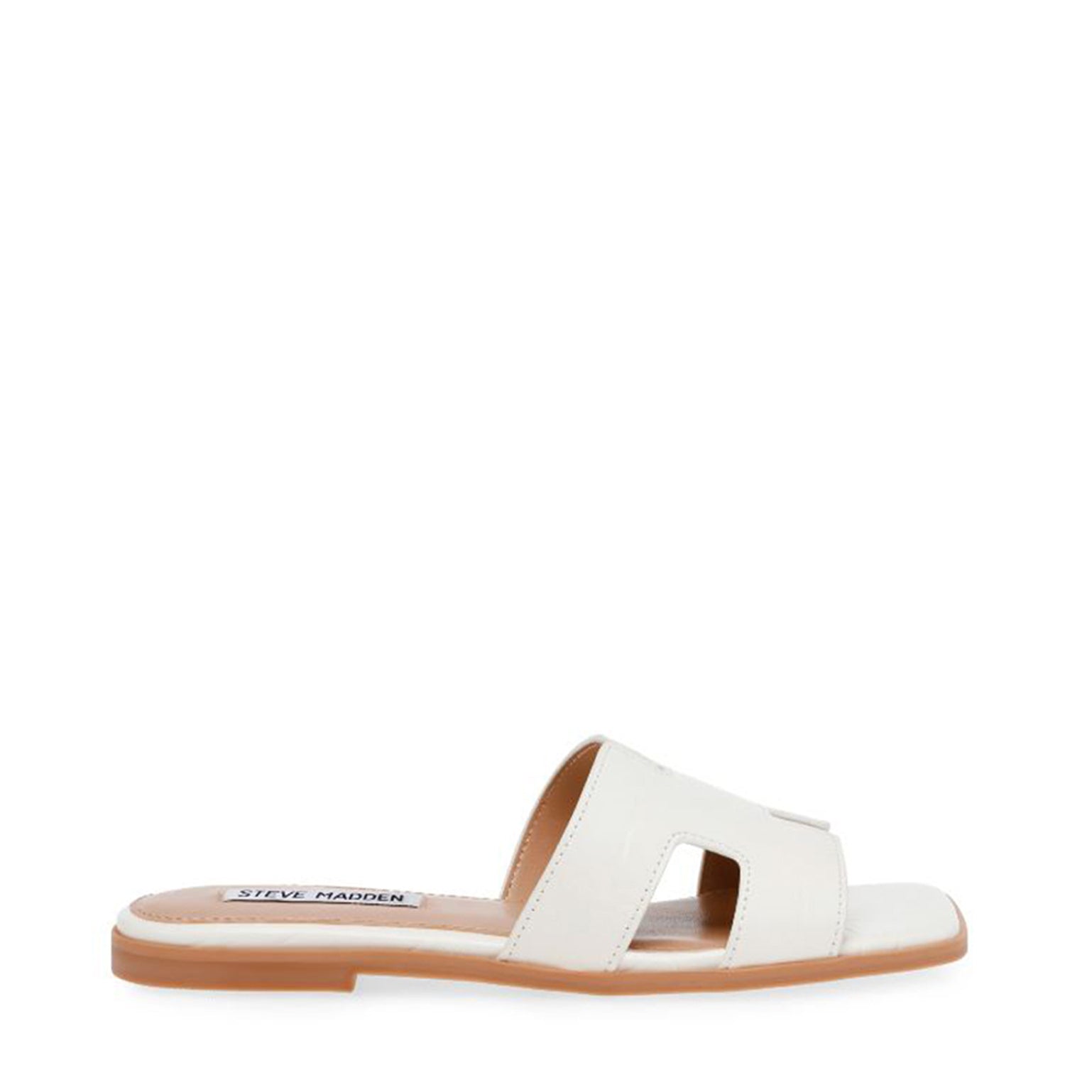 Steve Madden Shoes | Idra White Flat Sandals | Style Representative