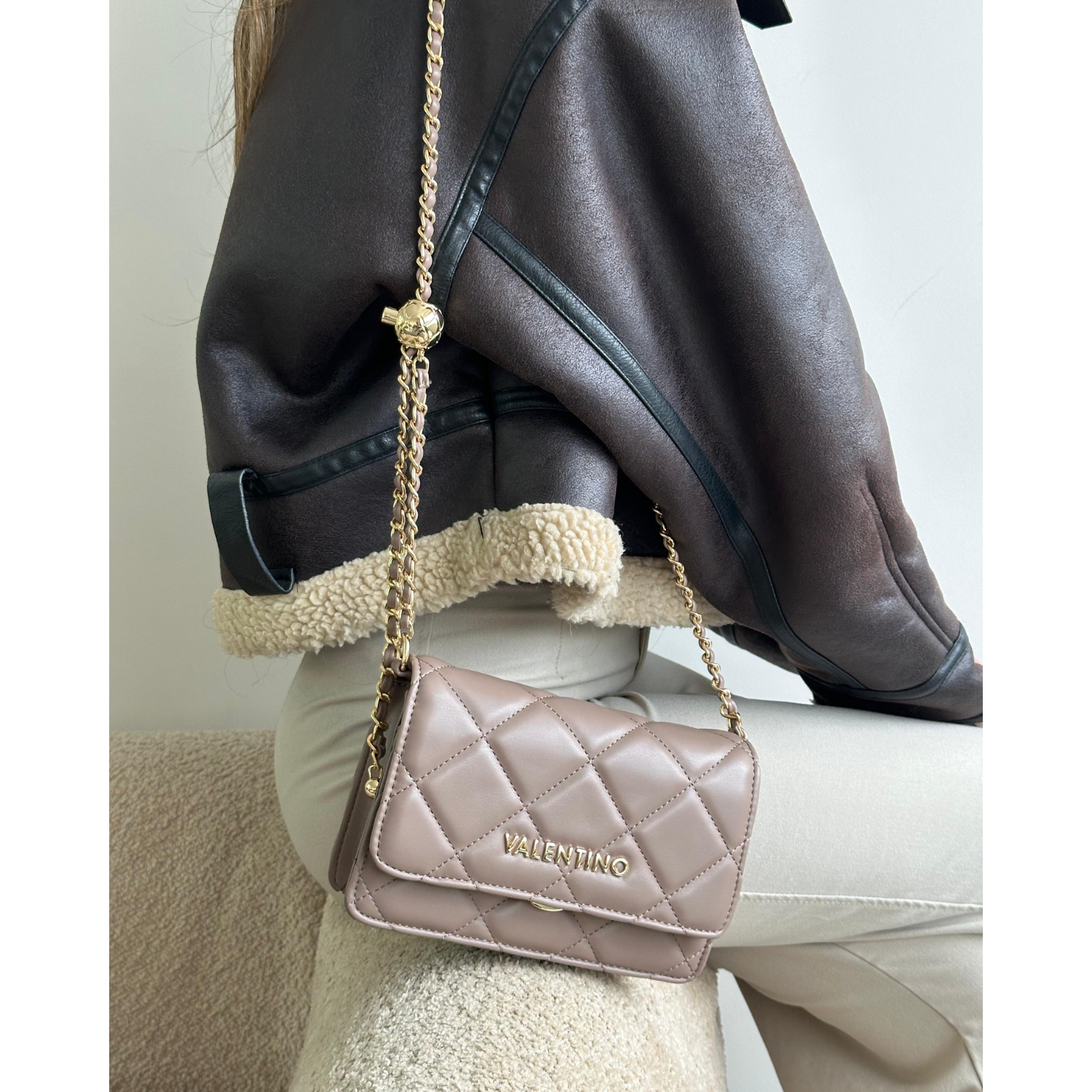 MARIO VALENTINO OCARINA QUILTED BEIGE BAG – lovebycomo MARIO VALENTINO OCARINA QUILTED BEIGE BAG – lovebycomo