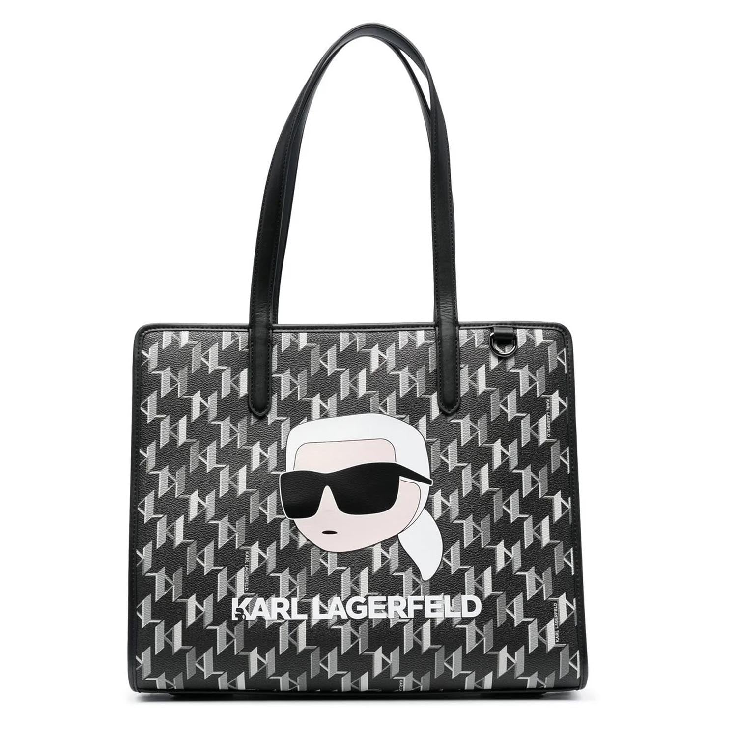 Karl lagerfeld ikonik sale canvas bag