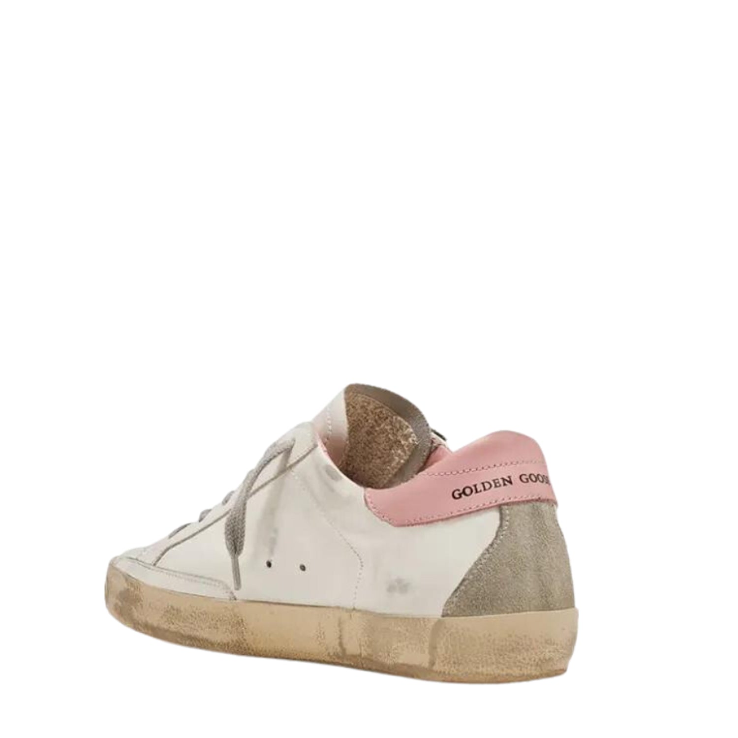 GOLDEN GOOSE SUPER STAR LIGHT WHITE PINK SNEAKERS – lovebycomo