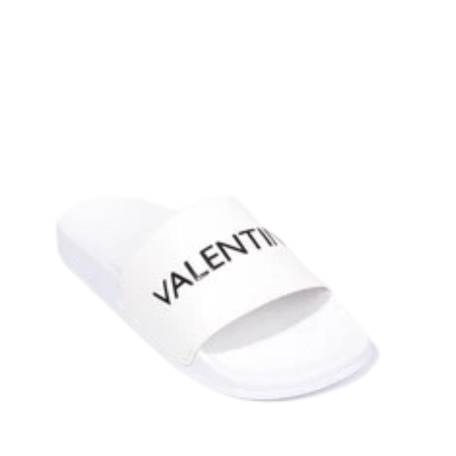 MARIO VALENTINO WHITE SLIDES lovebycomo